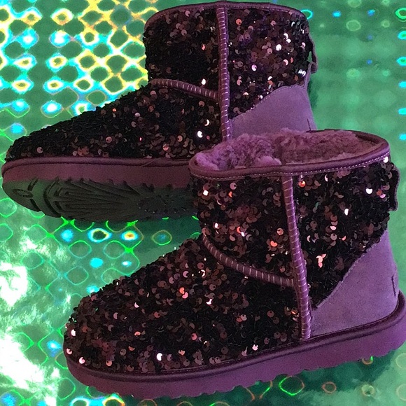 UGG🟣Pinot noir purple sequins - Picture 3 of 16